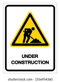 Under Construction Symbol Sign, Vector Illustration, Isolate On White Background Label .EPS10