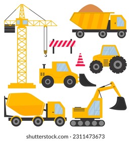 Under construction technic vector collection