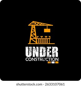Under Construction, Thanks for your patience, poster vector