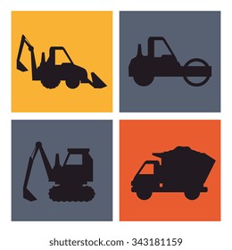 Under construction and tools graphic design, vector illustration eps10