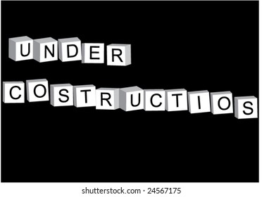 under construction vector