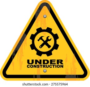  Under Construction  Vector Icon Button