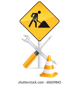 under construction vector icons