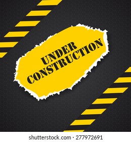 Under Construction. Vector Illustration Eps10.