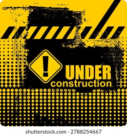 Under Construction, wallpaper and background vector