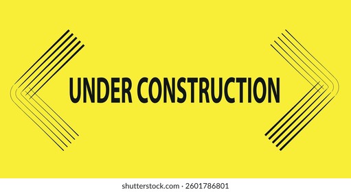 Under construction  warning sign background
