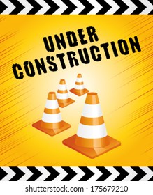 Under construction. Website page icon. Work in progress vector background.