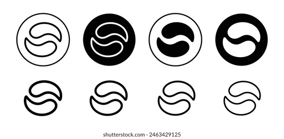 Under the eye patches icon vector set collection for web