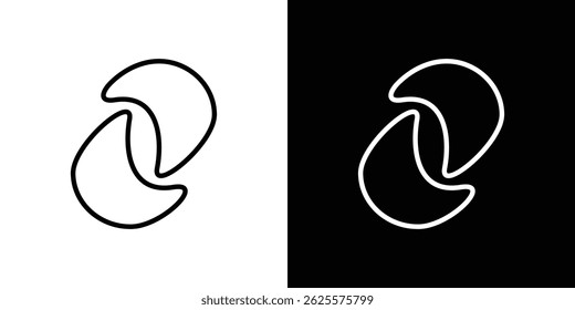 Bajo el Vector del icono de los parches del ojo para el Web y el App móvil. Símbolo aislado.