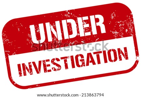 under investigation stamp