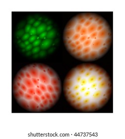 Under the microscope EPS10 compatible