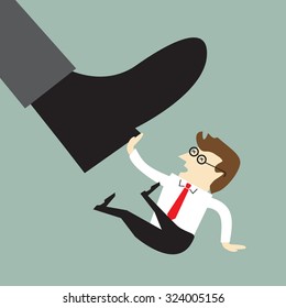 Under pressure, Concept of oppressed by the boss
