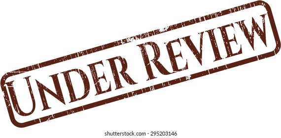 Under Review rubber seal