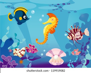 水族館 イラスト の画像 写真素材 ベクター画像 Shutterstock