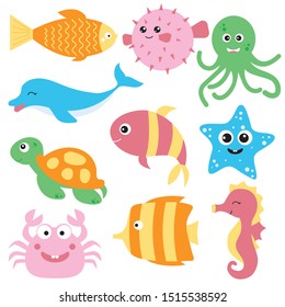 clip art ocean animals