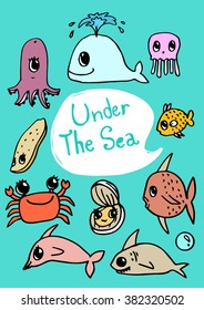 Under the sea cartoon collection.