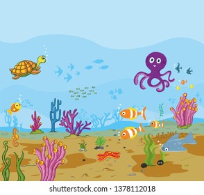 Under the sea - Illustration