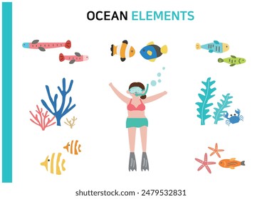 under the sea ​​and marine life