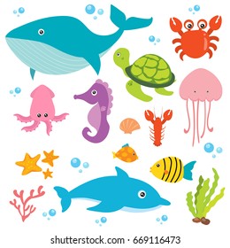 Under the sea vector