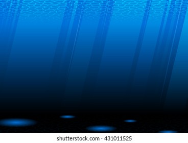 Under the sea vector illustration