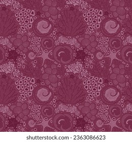 Under the sea vector repeat pattern.