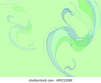 under the water