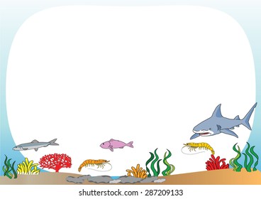 under water background