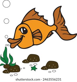 Under Water cartoon Sea Fish