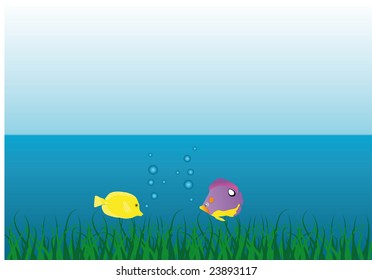 Under water scene