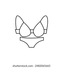 Under wear Icon   vector, Vector image icon