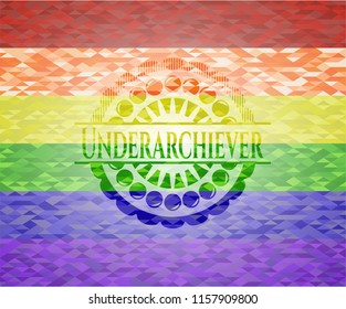 Underarchiever lgbt colors emblem 