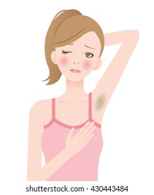 underarm hair removal