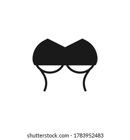 Diseño de iconos subboob aislado en fondo blanco. Ilustración del vector