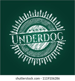 Underdog chalk emblem