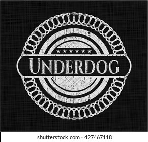 Underdog chalk emblem