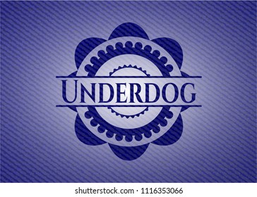 Underdog denim background