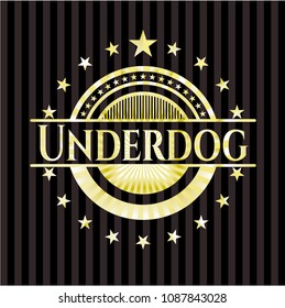  Underdog gold emblem