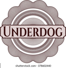 Underdog money style rosette