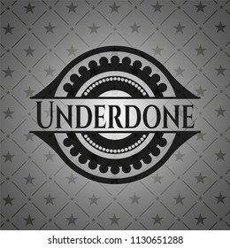 Underdone dark badge