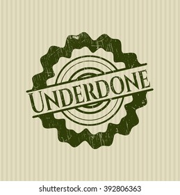 Untergeschlagene Kautschuk-Grunge-Textur-Stempel