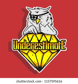 underestimate of owl and diamond
