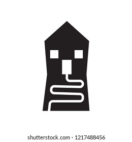 Underfloor heating icon. Trendy Underfloor heating logo concept on white background from smarthome collection. Suitable for use on web apps, mobile apps and print media.