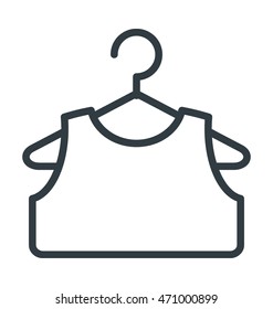 Undergarment Colored Vector Icon 