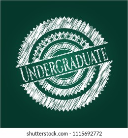 Undergraduate chalk emblem