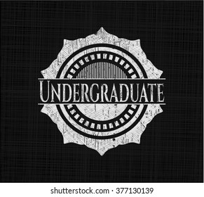 Undergraduate chalkboard emblem