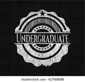 Undergraduate on blackboard