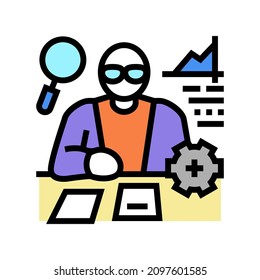 undergraduate research color icon vector. undergraduate research sign. isolated symbol illustration