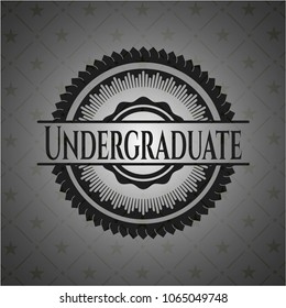  Undergraduate retro style black emblem