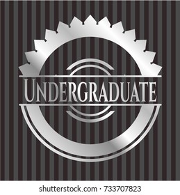 Undergraduate silver shiny badge