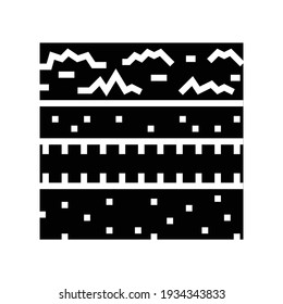 underground drainage system glyph icon vector. underground drainage system sign. isolated contour symbol black illustration